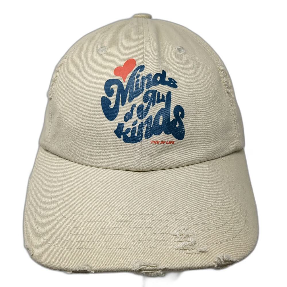 District Baseball Cap Beige One Size Minds Of All Kinds AP Life Slideback Hat